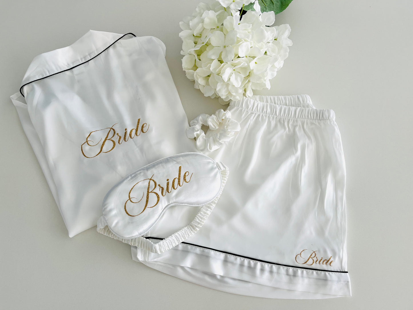 COFFRET PYJAMA SHORTY BLANC