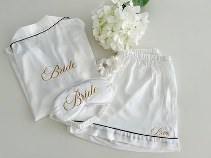 COFFRET PYJAMA SHORTY BLANC