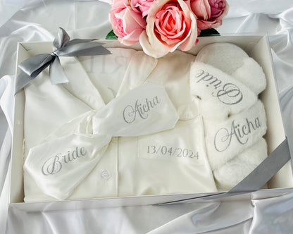 COFFRET BRIDE COSY VERSION PYJAMA A PLUMES