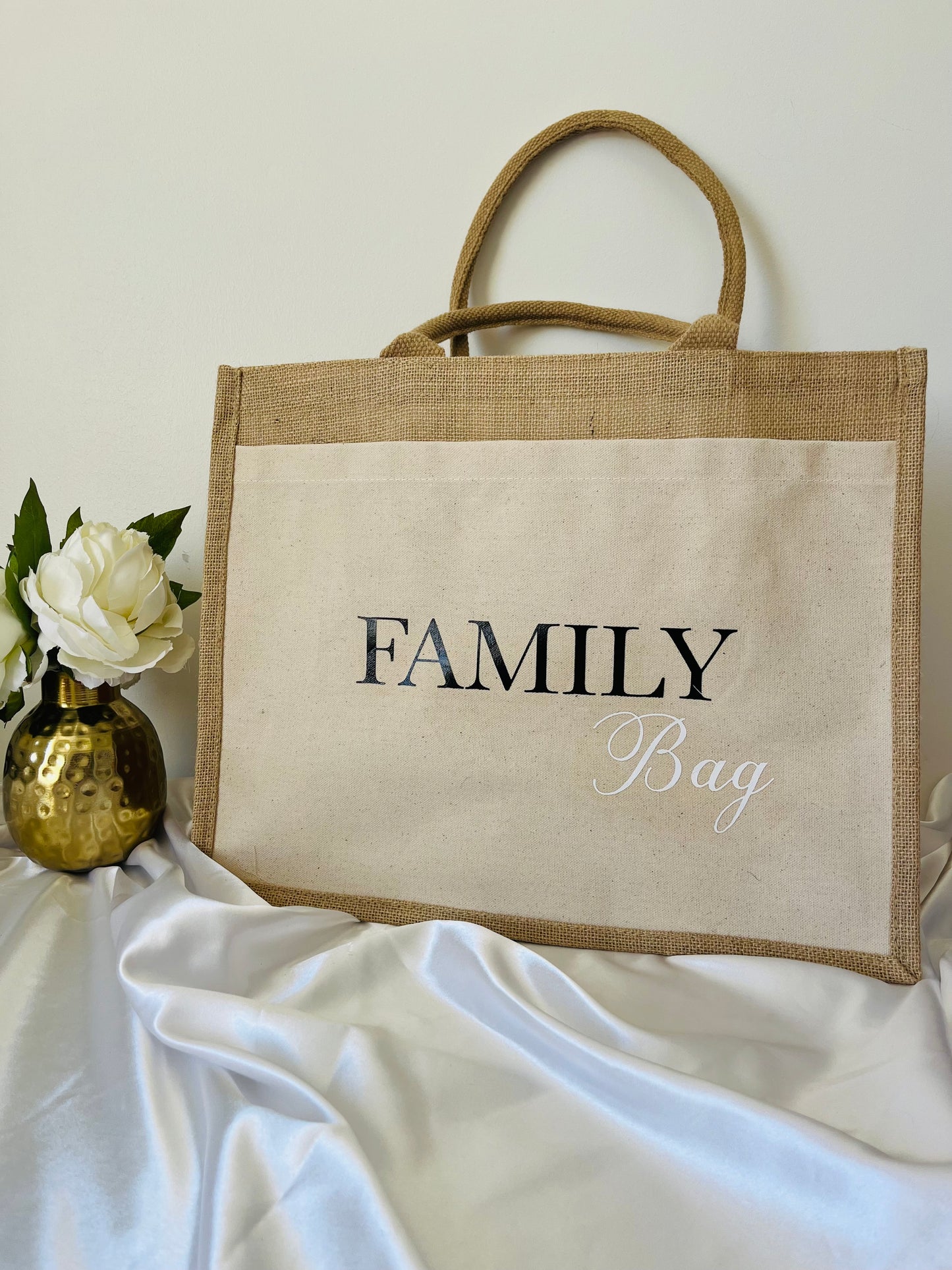 SAC EN JUTE "FAMILY BAG"