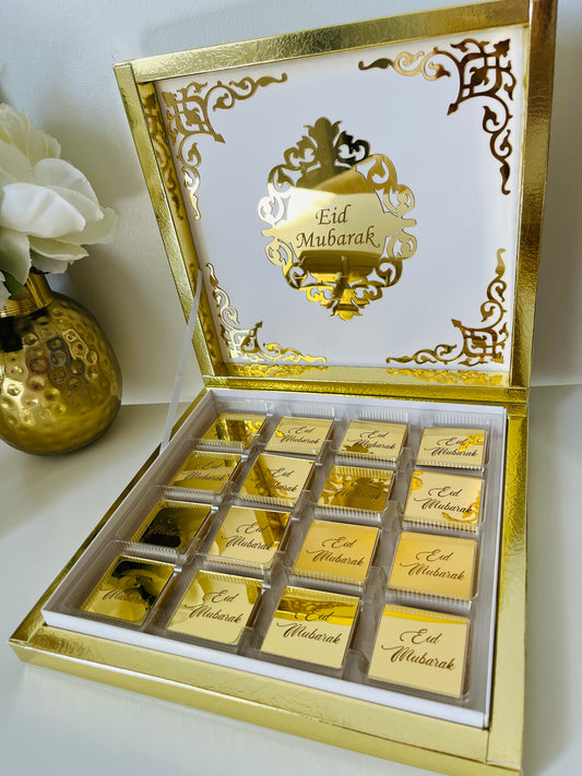 BOITE À 16 CHOCOLATS EÏD MUBARAK PREMIUM